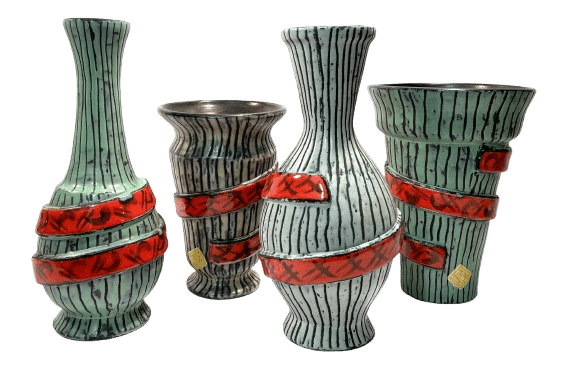 Ensemble_4_vases_Nissy rayures Ensemble_4_vases_Nissy rayures