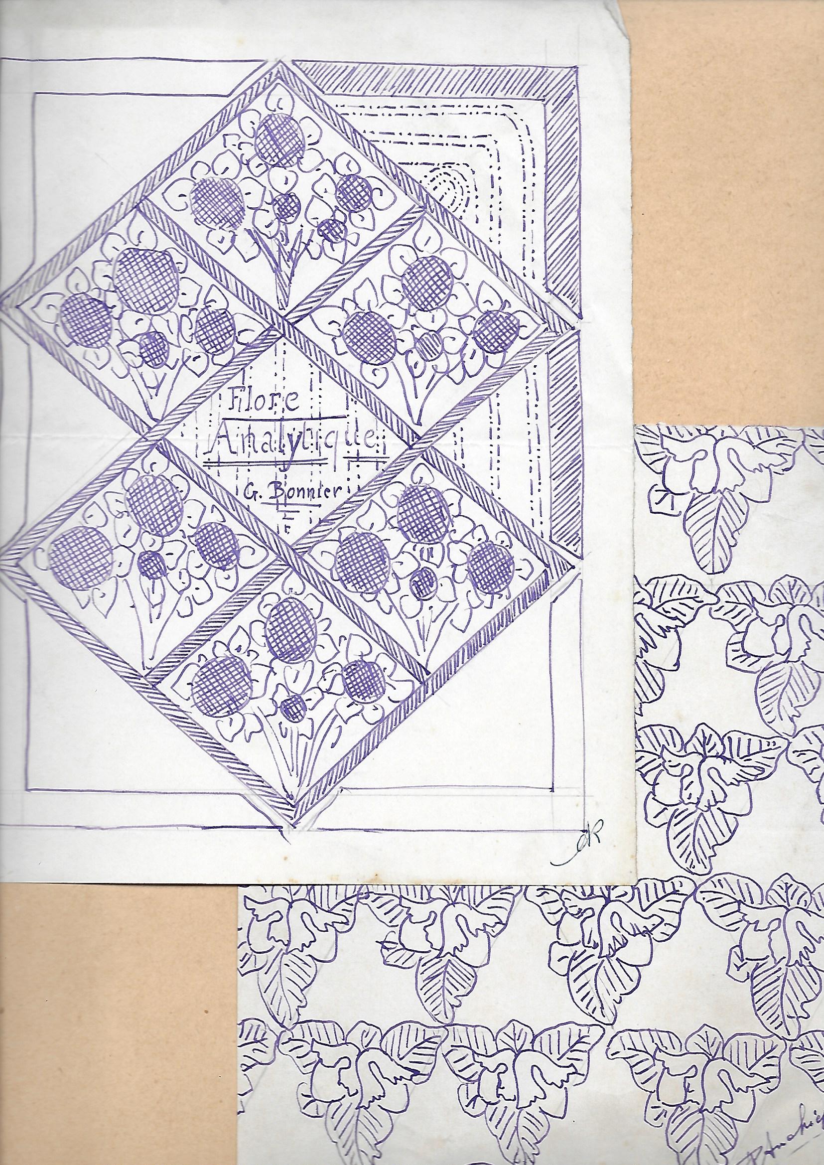 Dessin Flore Bonnier René Anchierri