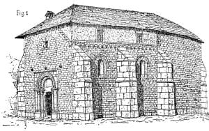 Chapelle de Moussy, dessin de Paul Jacquet