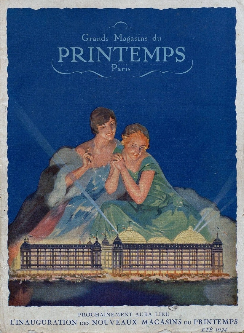 Affiche Grands Magasins du Printemps 1924