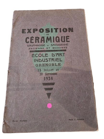 Catalogue_de_l_Exposition_de_Céramique_Grenoble_1924 Catalogue de l'Exposition de Céramiques Grenoble 1924