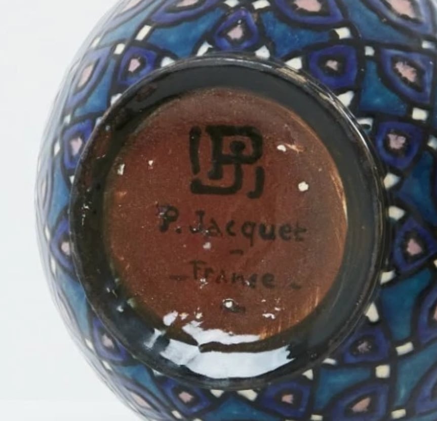 vase écailles PJ signature